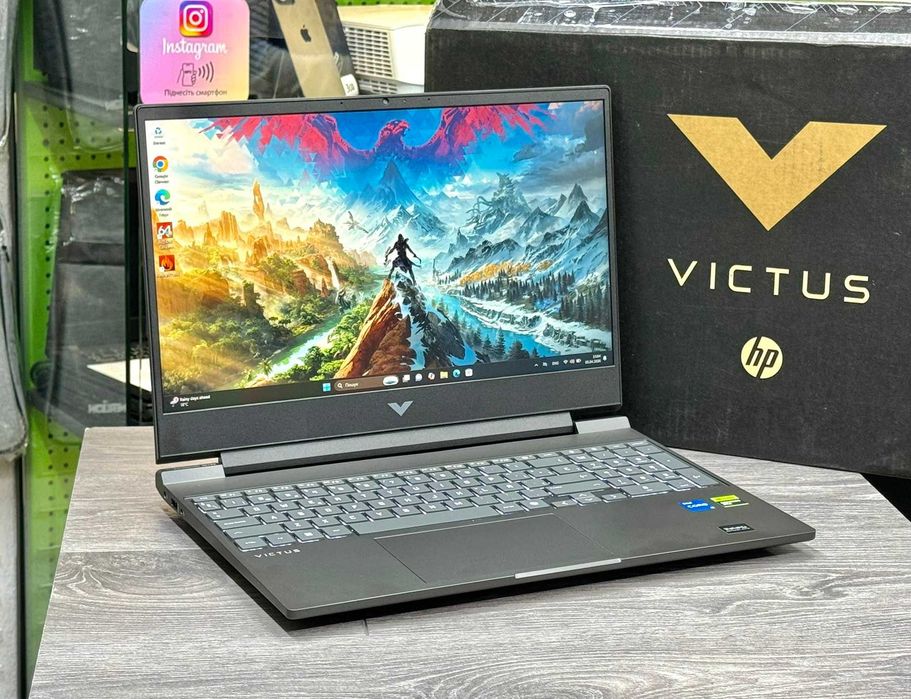 Новий ноутбук HP Victus / Intel Core i7-14650Hx 16 ядер / Geforce RTX 4050 / Гарантія / Є доставка по місту