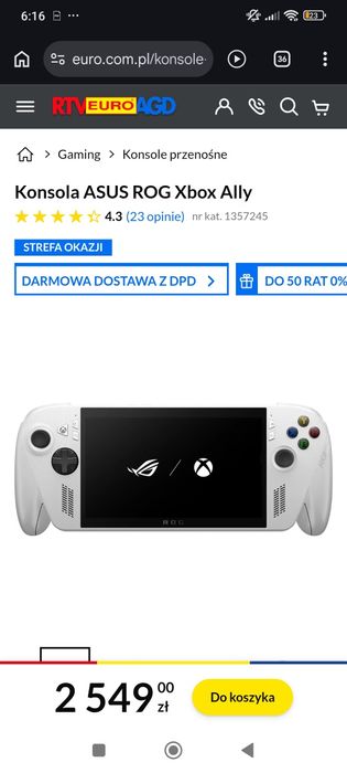 Konsola Asus Rog Xbox Ally