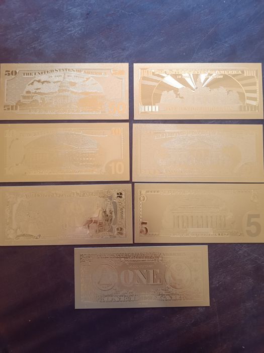 Última oportunidade! Set de 5-500 euros e também 1-100 dólares! NOVOS