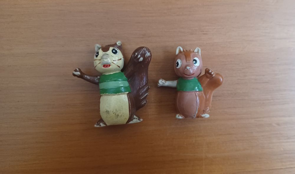 Bana e Flapi - figuras PVC Maia Borges