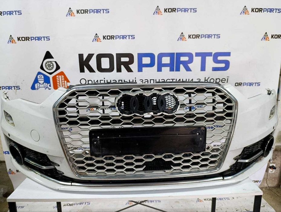 ДОБРИЙ СТАН! Бампер передній Audi A6 C7 Facelift ОРИГІНАЛ б/у / бампер Ауді А6 С7 рестайлінг