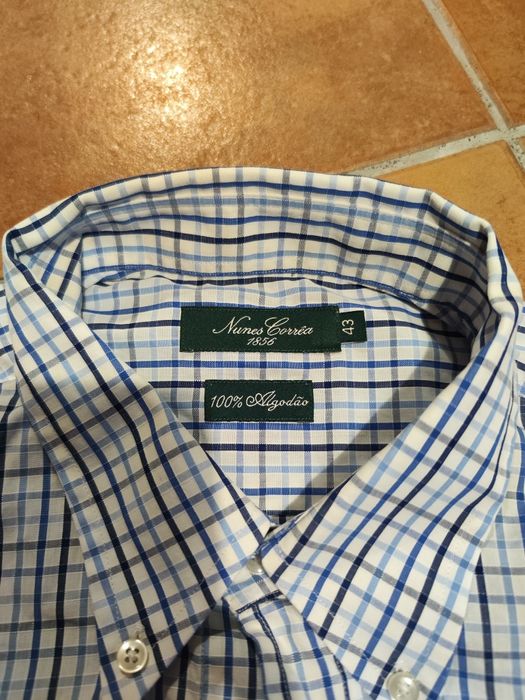 Camisa homem manga comprida do Nunes Corrêa