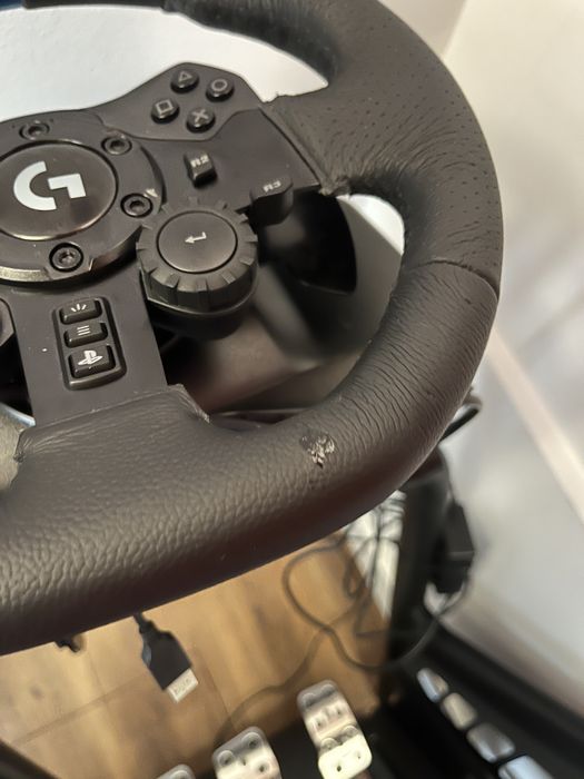 Logitech G923 c/ pedais + shifter de Junho 2025