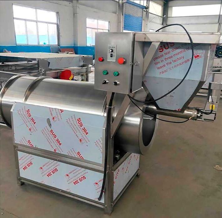 Дражувальний барабан тунельний для овочів, салатів, зелені, 600 кг/год