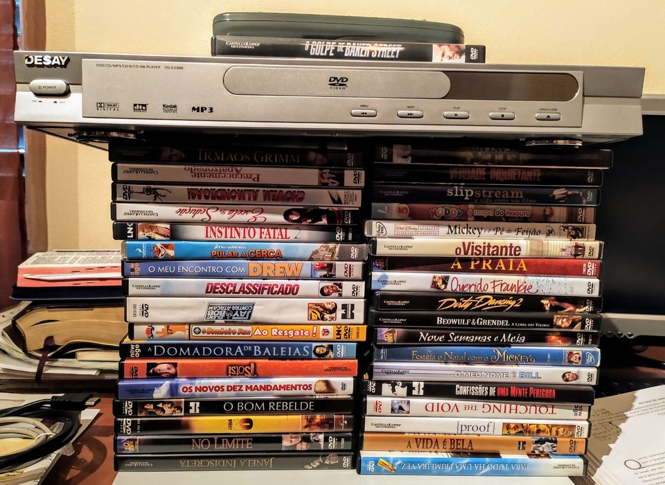 Filmes vários em DVD's