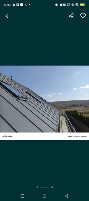 Usługi Ciesielsko dekarskie.Elewacje Docieplenia  Dekarz rąbek trapez