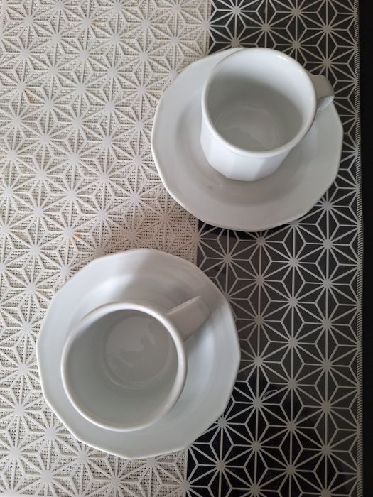 Filiżanki Lubiana porcelanowe sygnowane