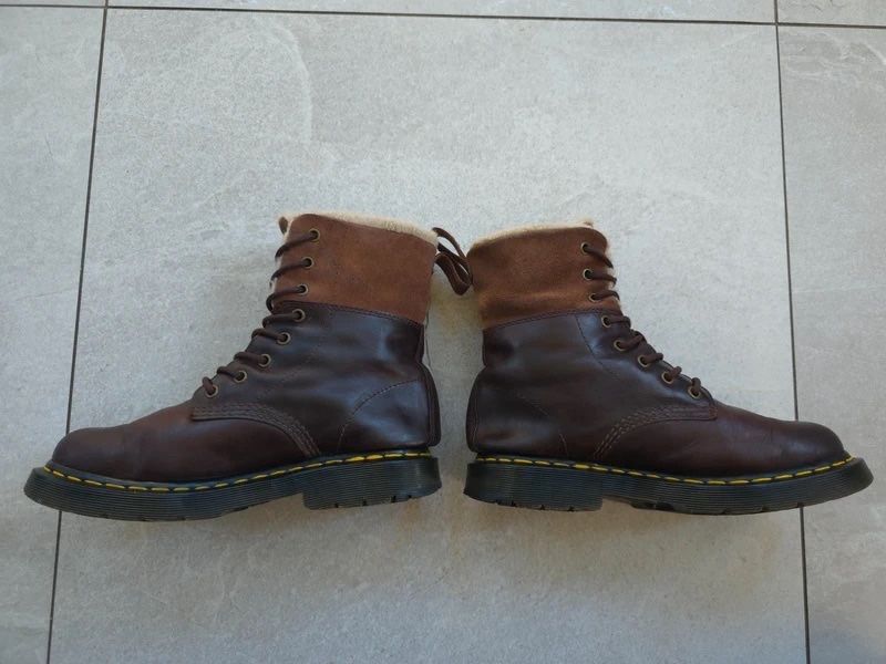 Buty Dr. Martens rozm. 40 skórzane glany ocieplane y2k retro vintage