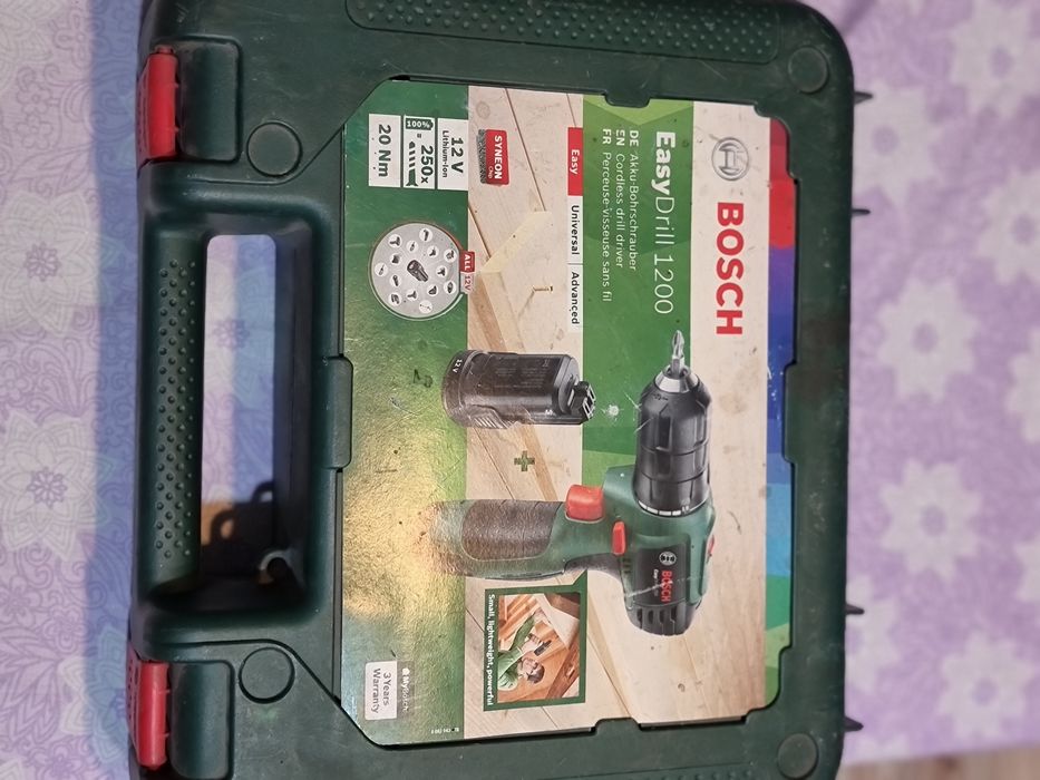 Wkrętarka Bosch EasyDrill 1200 12V w walizce