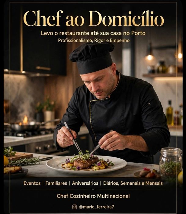Cozinheiro ao domicílio
