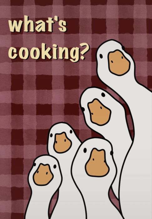Plakat gęsi (what’s cooking?)