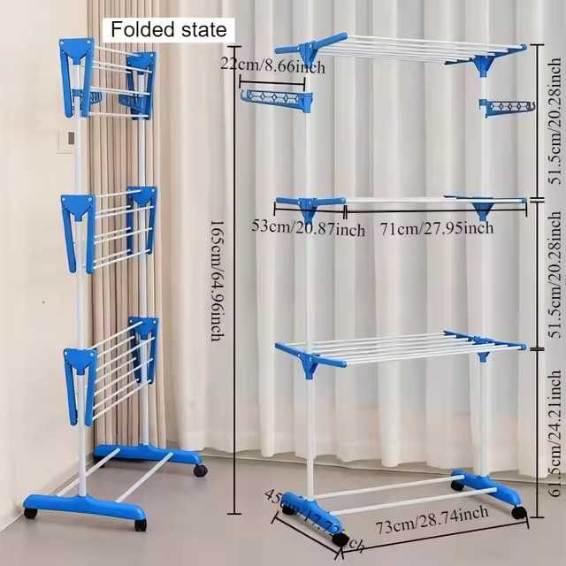Estendal Vertical Portátil e Multifuncional