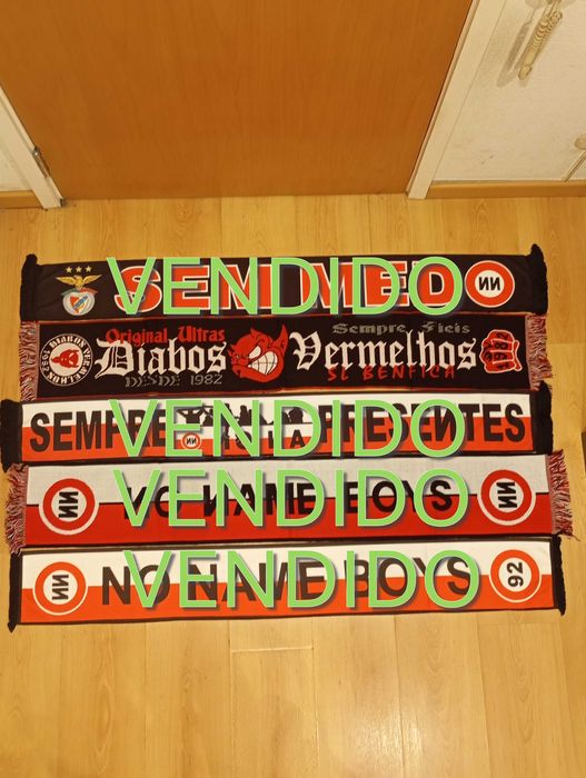 Cachecol ultras Benfica no name boys futebol vários, artigo de coleção