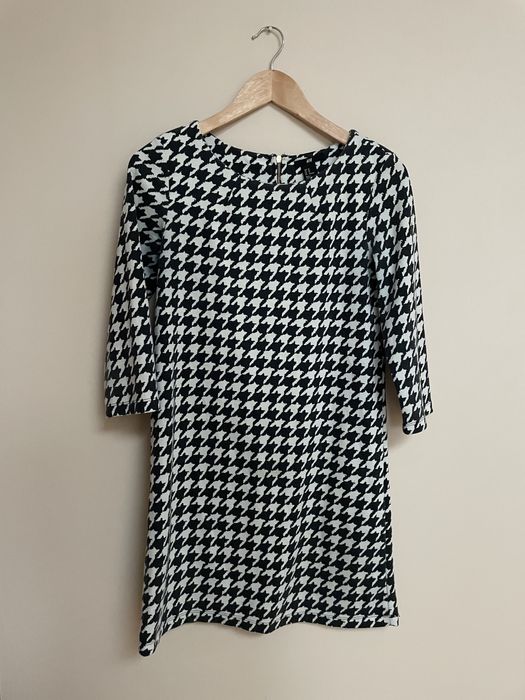 Czarno-biała sukienka H&M XS