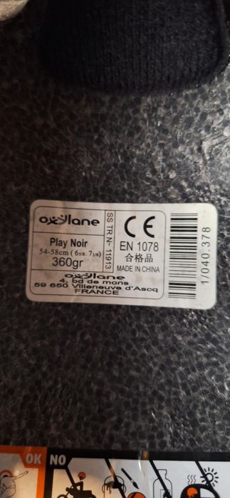 Capacete Oxelo 56 a 58cm para bicicleta skate ou trotinete