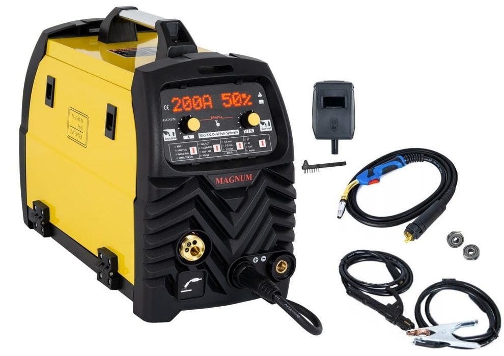 Spawarka Magnum MIG 222 Dual puls podwójny puls MIG/MAG, MMA, Tig lift