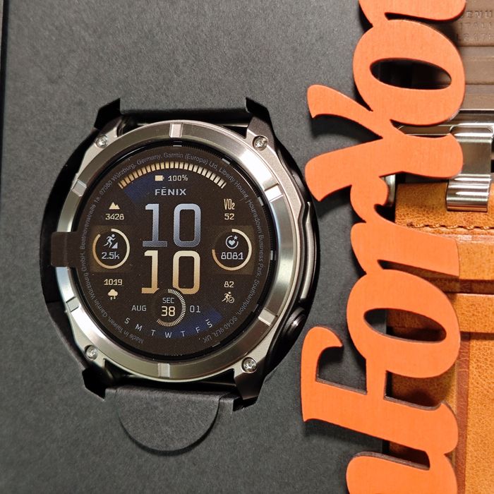 Garmin fenix 8 AMOLED (51 мм) Sapphire Titanium  010-02905-40