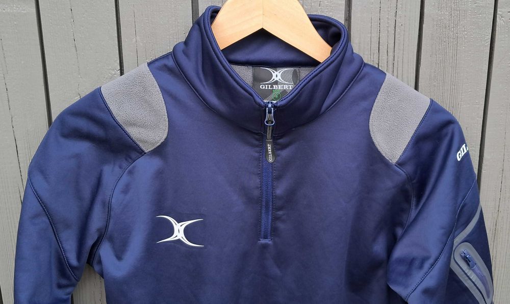 Softshell Gilbert Rugby TPU wiatro wodoszczelna SUPER bluza mikropolar