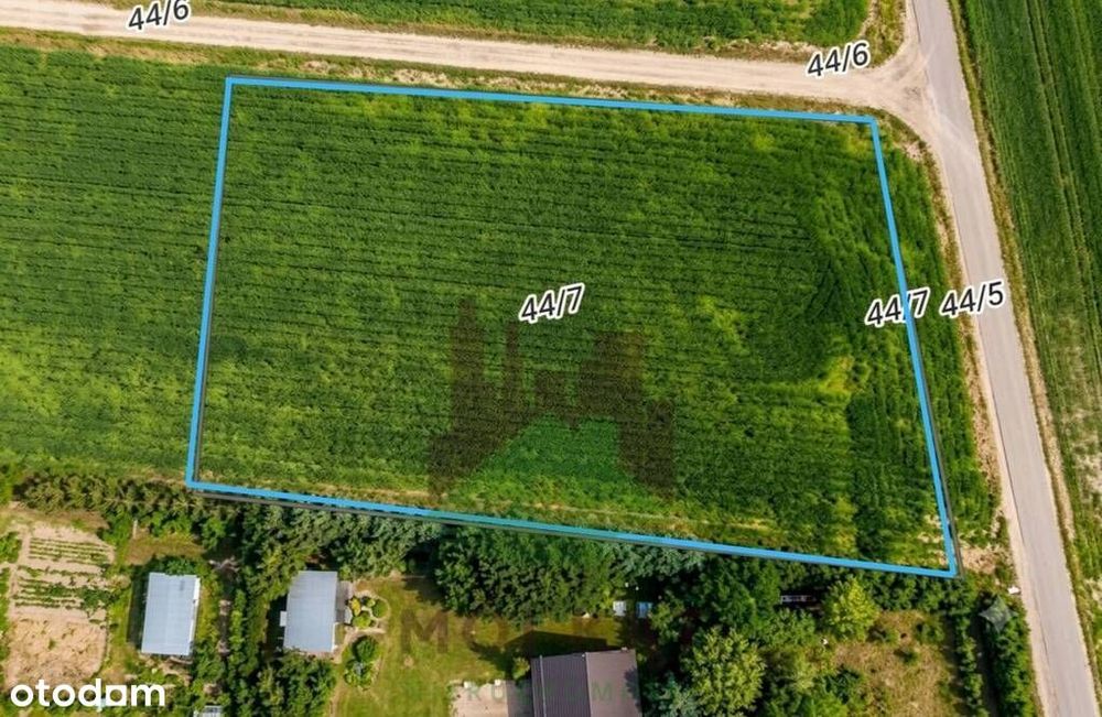 Działka 1378 m², gm. Jastków – Płouszowice-Kolonia