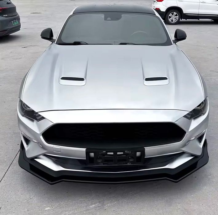 Губа на передний бампер Ford Mustang накладка на бампер сплитер мустан
