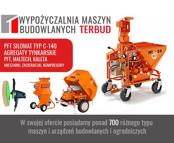 Agregat tynkarski, silomat, agregaty tynkarskie PFT, MALTECH, KALETA