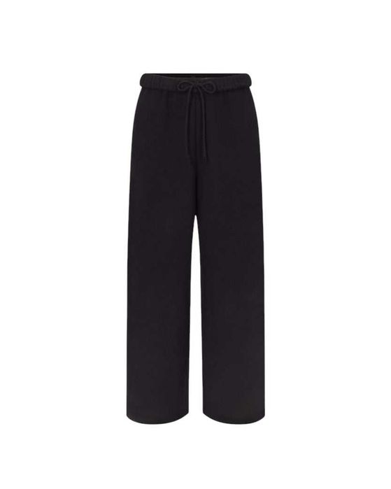 Штани Skims Cotton Fleece Straight Leg Pant Barely Black