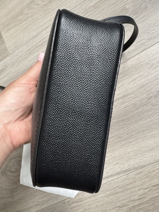 Міні сумочка crossbody furla mini camera bag кросбоді чорна шкіряна