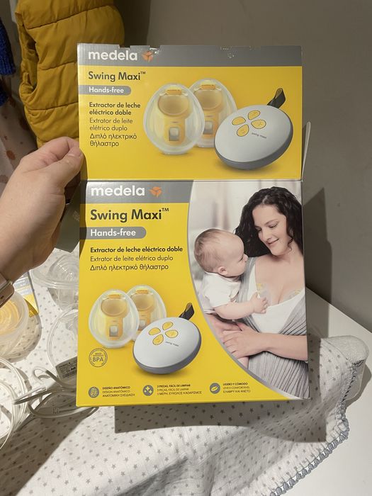 Extrator de Leite Duplo Swing Maxi Hands Free