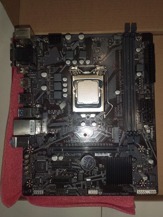 Intel i5-10400F + płyta H410M + NOWY cooler Intel BOX