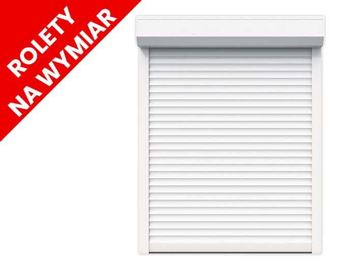 Roleta Zewnętrzna ST2000 Standard | Aluminiowa | Osłona na Okno | 100 x 100 cm | Rolety Zewnętrzne | Ochrona Przeciwsłoneczna | Biała | NA WYMIAR <<