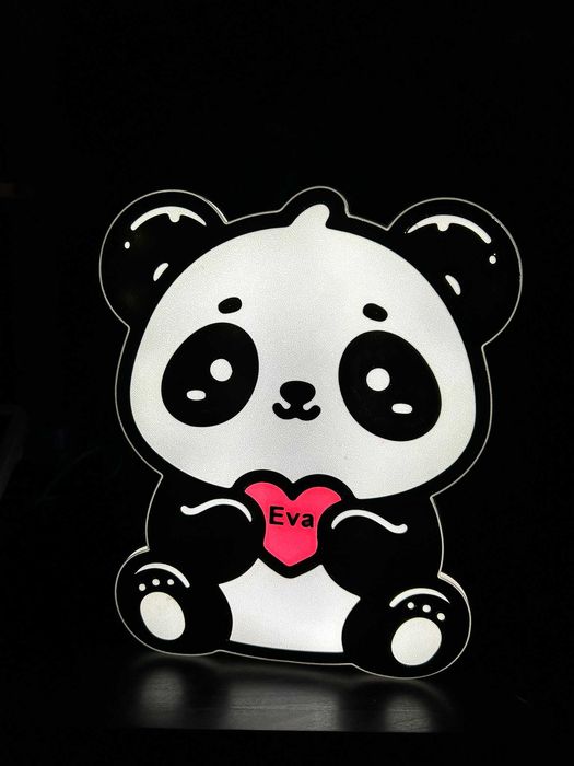 Luminária Led Panda - Personalizável