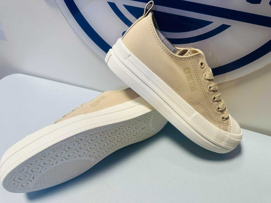Big Star trampki damskie beżowe 39 - 41 podeszwa LL274969