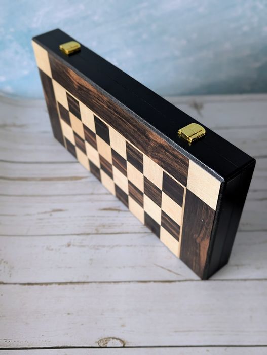 Шахи VIP‼️ металеві фігури дерев'яна дошка