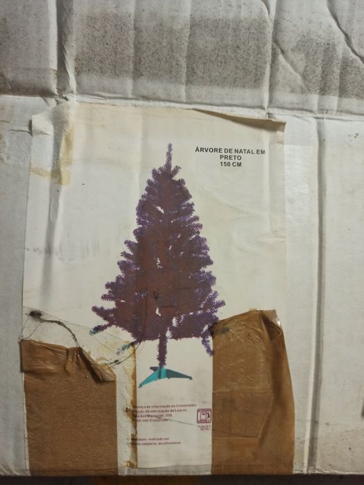 Pinheiro Natal Preto 150cm