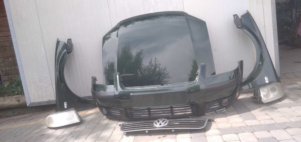 maska zderzak błotnik lampa pas passat b5 lift zielony