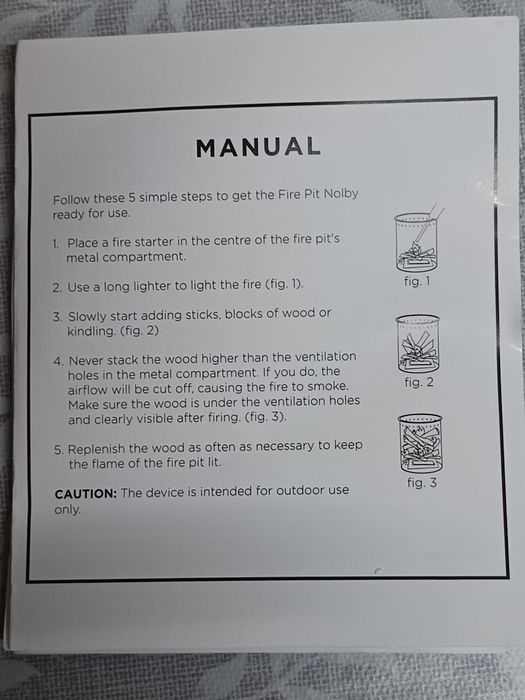 Fogueira de exterior Fire pit nolby