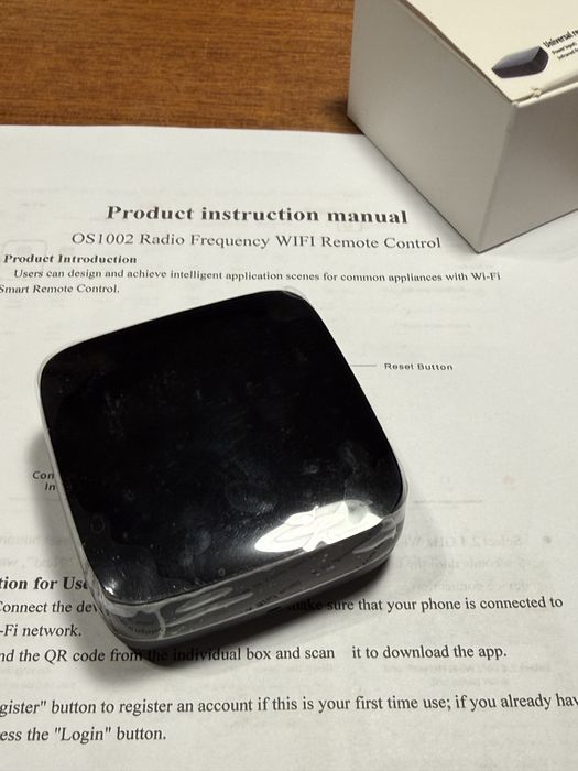 Uniwersalny pilot podczerwień, sterowany przez WIFI/aplikacje na tel.