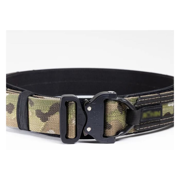 Pas taktyczny militarny MOLLE moro M 101 cm + pas wewnętrzny czarny