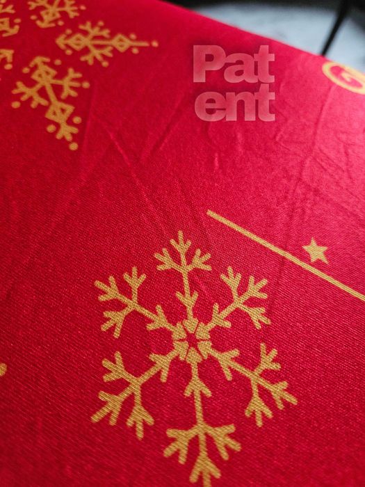 Świąteczne pokrowce na krzesła elastyczne 4 sztuki czerwone