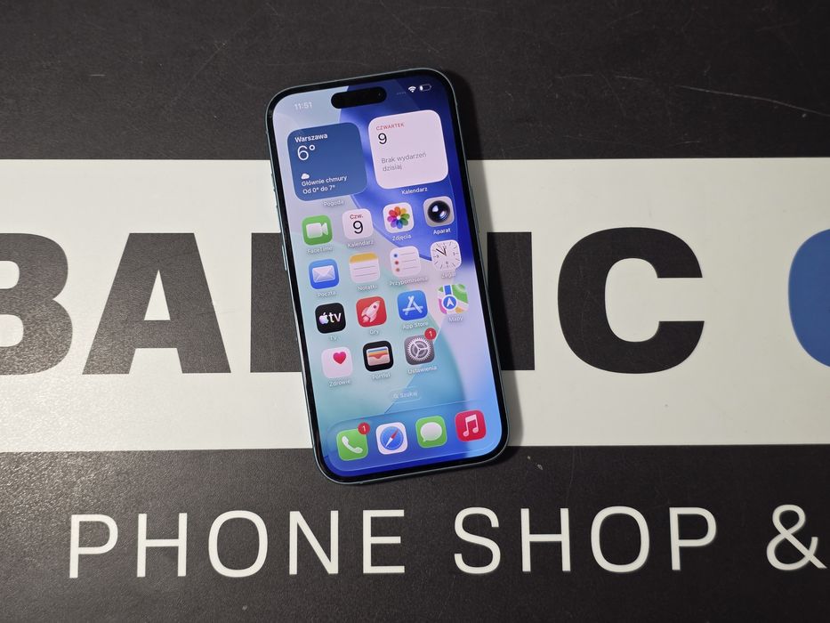 Sklep ladny Apple Iohone 16 128gb teal bateria 100%