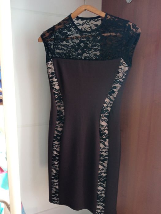 Платье тёмно-коричневое