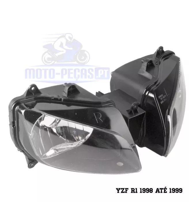 Farol yamaha Yzf R1 ano 1998 até 1999 novo ótica óptica frontal yzfR1