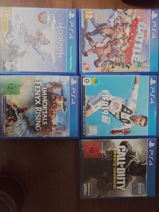 Диски на Sony playstation 4