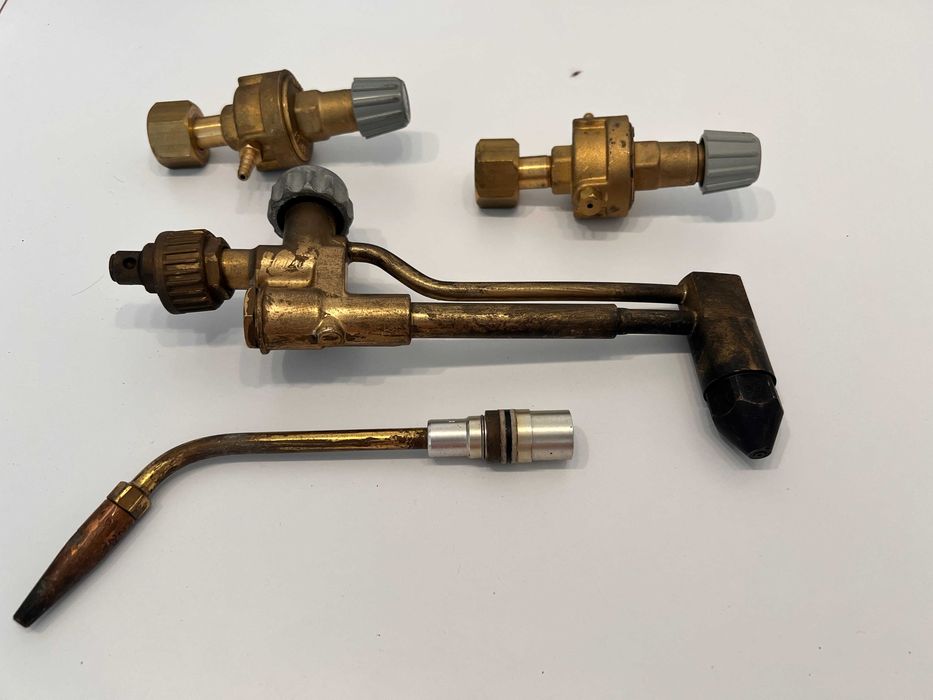 Palnik Messer Griesheim + 2 reduktory Mestriner – zestaw spawalniczy