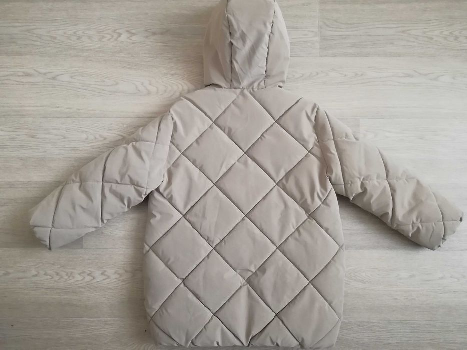 Куртка бежева стильна Zara 128 - 134 см 8 - 9 років