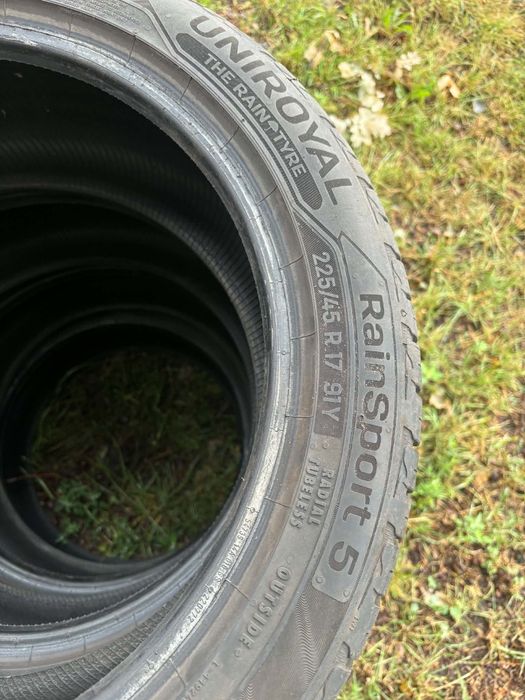 Opony Uniroyal Rainsport 5 l 225/45 R17 jak nowe.