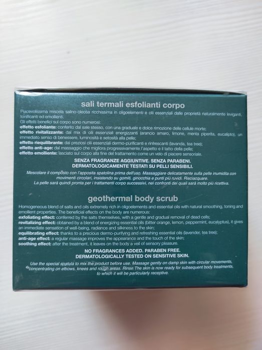 Скраб Elementi geothermal body scrub 500 ml