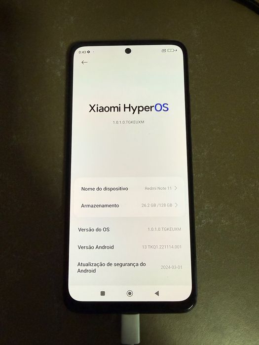 Xiaomi Redmi Note 11 128GB – Bom estado
