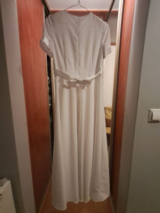 Sukienka komunijna z bolerkiem (uprana)  oraz dodatki komunijne