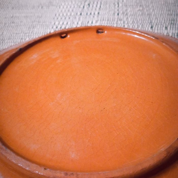 Duży talerz z kogutem Łysa Góra